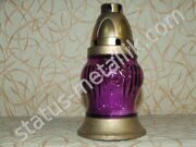 Пластиковая лампада фиолетового цвета