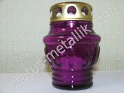 Пластиковая лампада фиолетового цвета